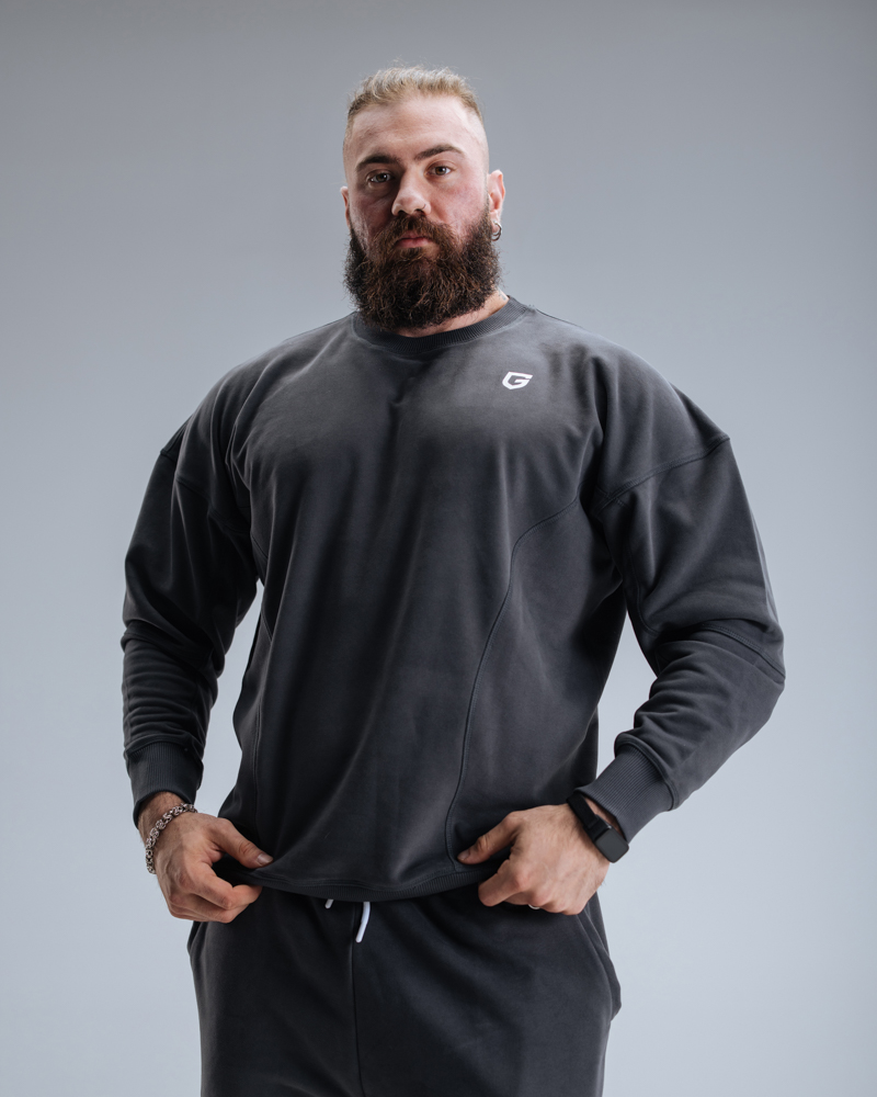 SPORTS CLUB Gray sweatshirt