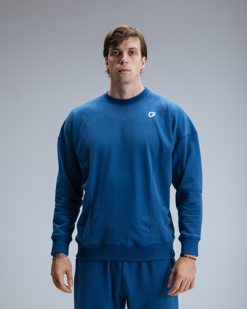 SPORTS CLUB Blue sweatshirt